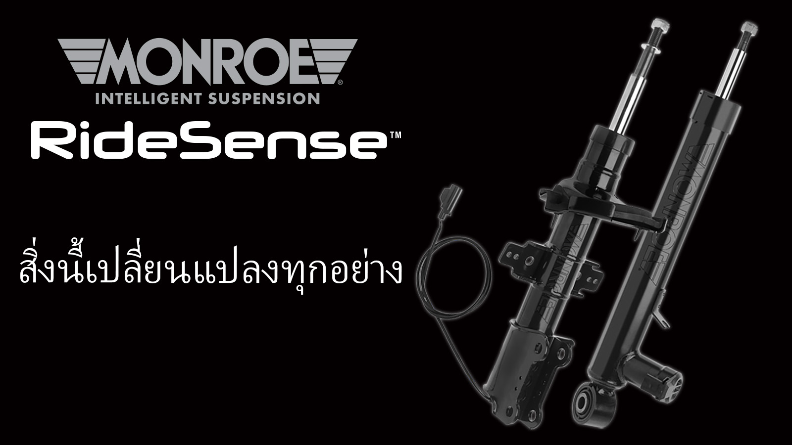 Monroe Intelligent Suspension RideSense™ - This changes everything